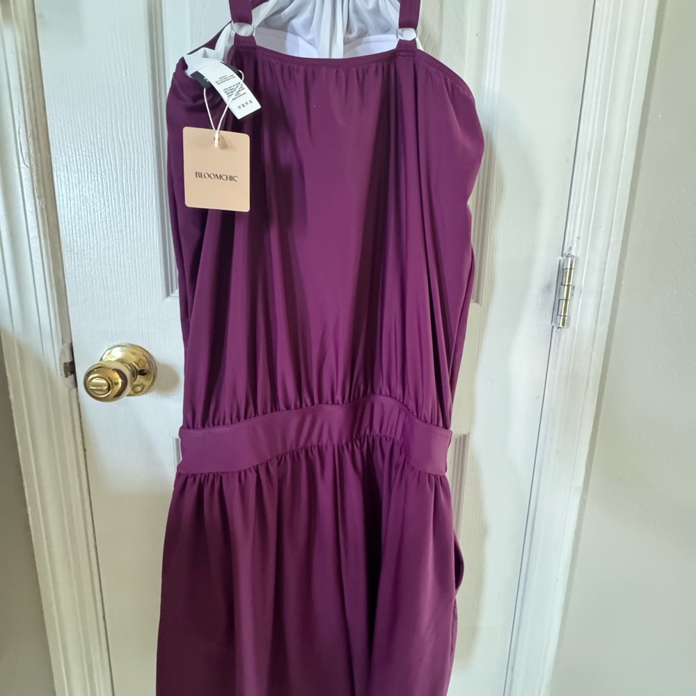 Elegant Purple Women's Sleepwear Romper